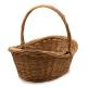 Oval Wicker Gift Baskets W/ Handle (19"x15"x8")